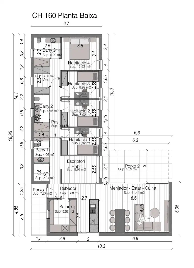 Maison avec piscine à vendre à Passeig del Munt, imagen 4