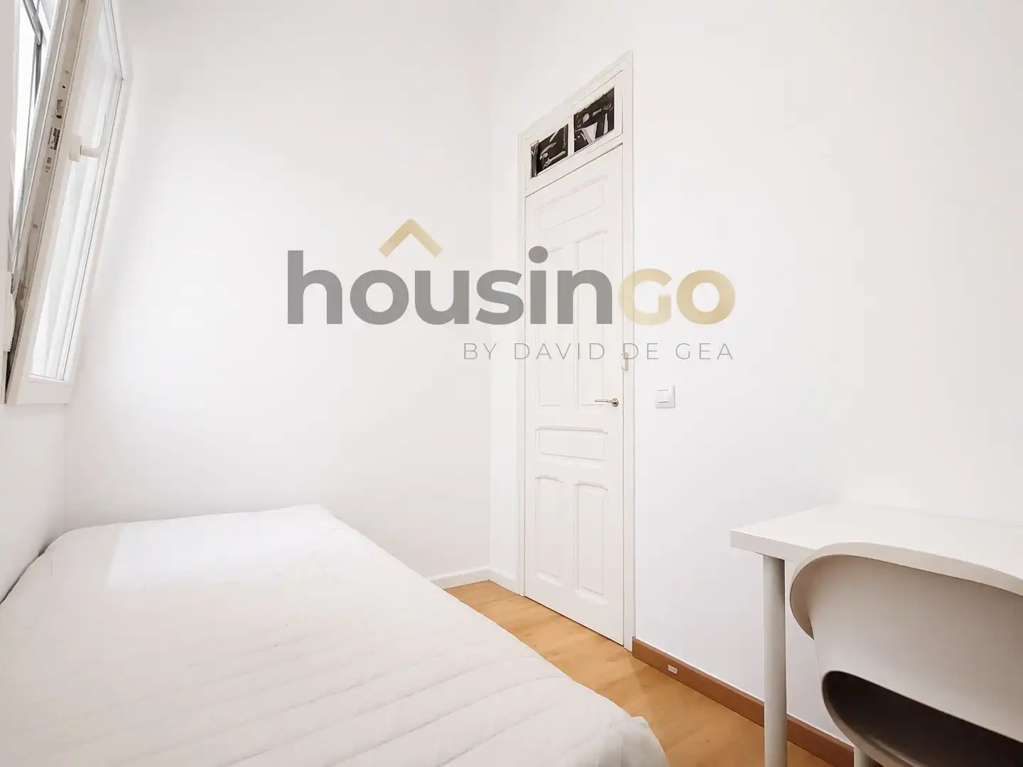 Schlafzimmer von Wohnung zur Miete in Barrio de Salamanca