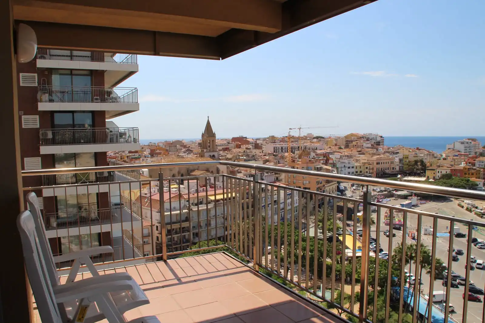 Terrasse von Wohnungen zur Miete in Palamós mit Klimaanlage, Terrasse und Möbliert
