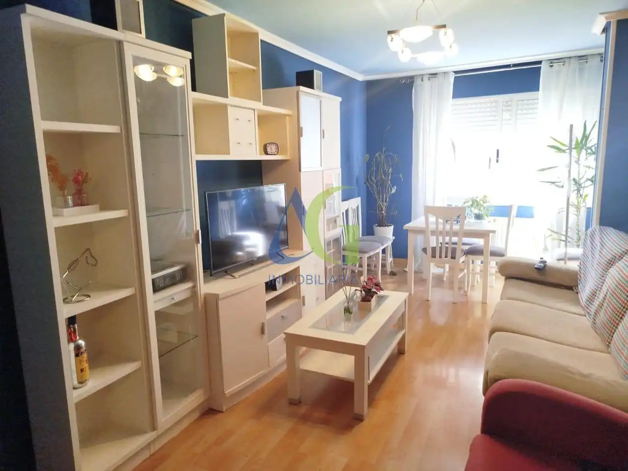 Wohnzimmer von Wohnung zum Verkauf in San Andrés del Rabanedo mit Heizung, Parkett und Terrasse