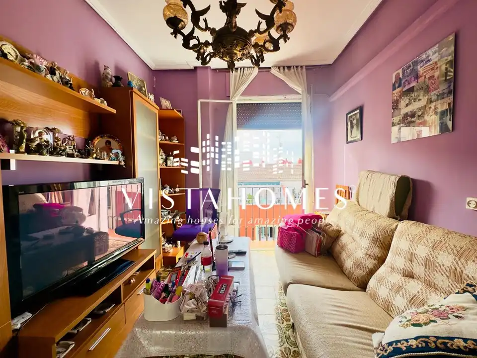Wohnzimmer von Wohnung zum Verkauf in Madrid mit Klimaanlage, Heizung und Balkon