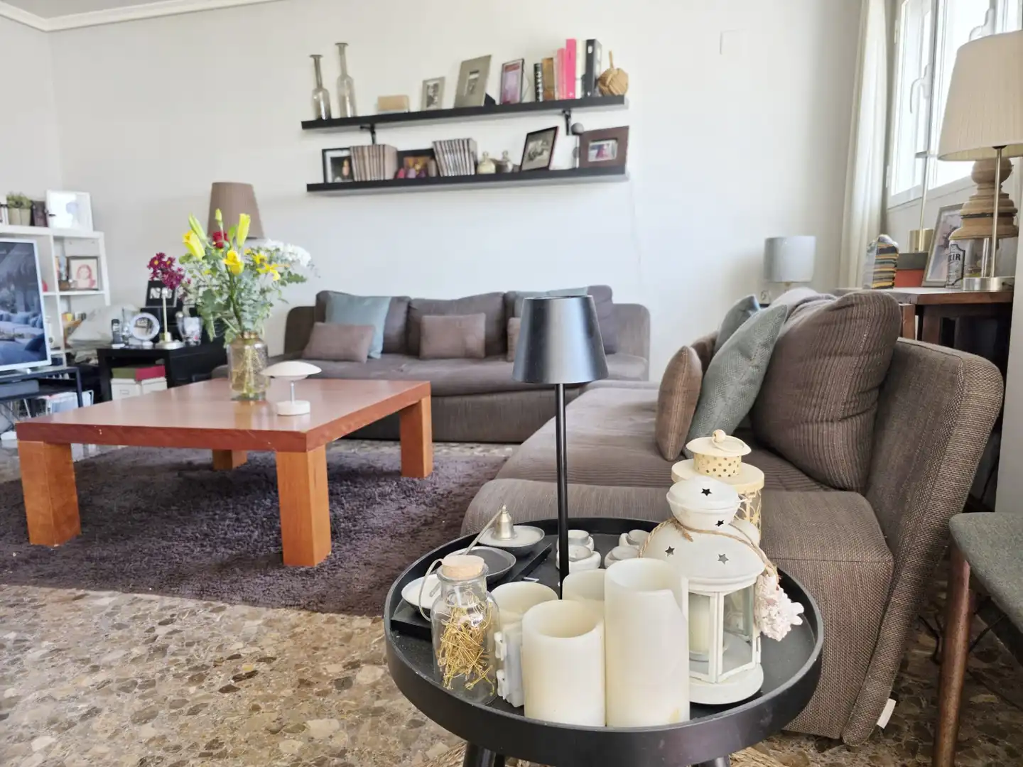 Sala de estar de Piso en venta en Valencia con Aire acondicionado, Calefacción y Terraza