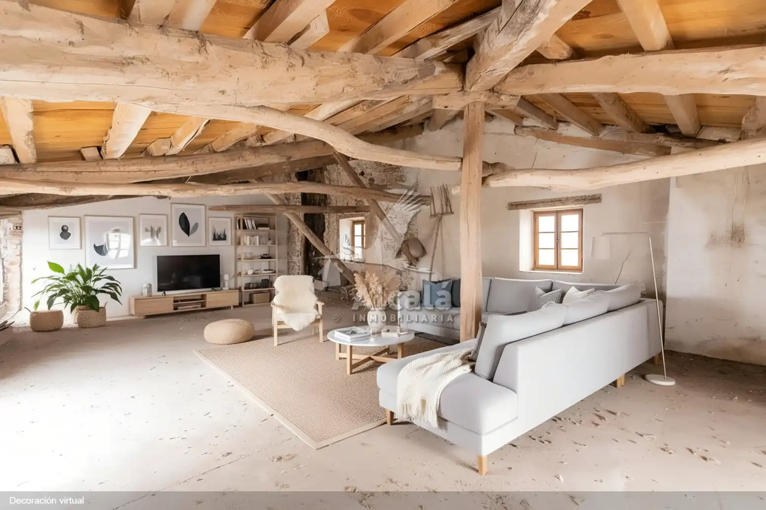 Sala de estar de Casa o chalet en venta en Armuña de Tajuña con Jardín privado, Trastero y Balcón
