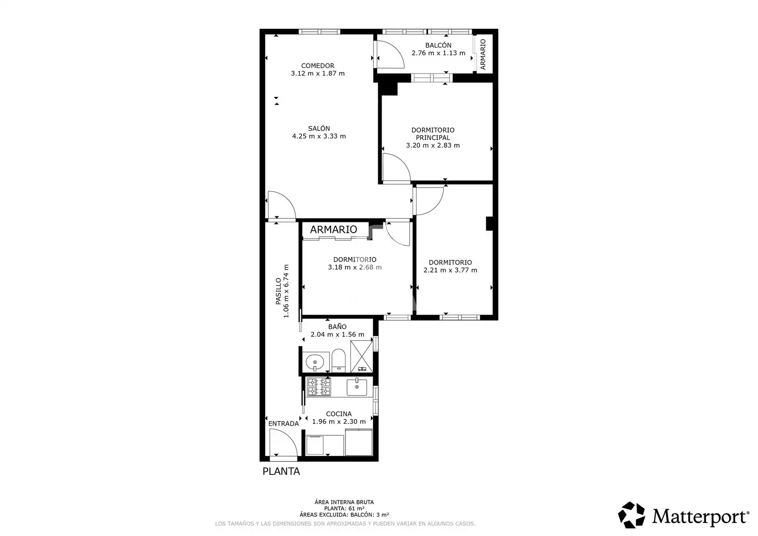 Flat for sale in Madrid  with Heating and Balcony