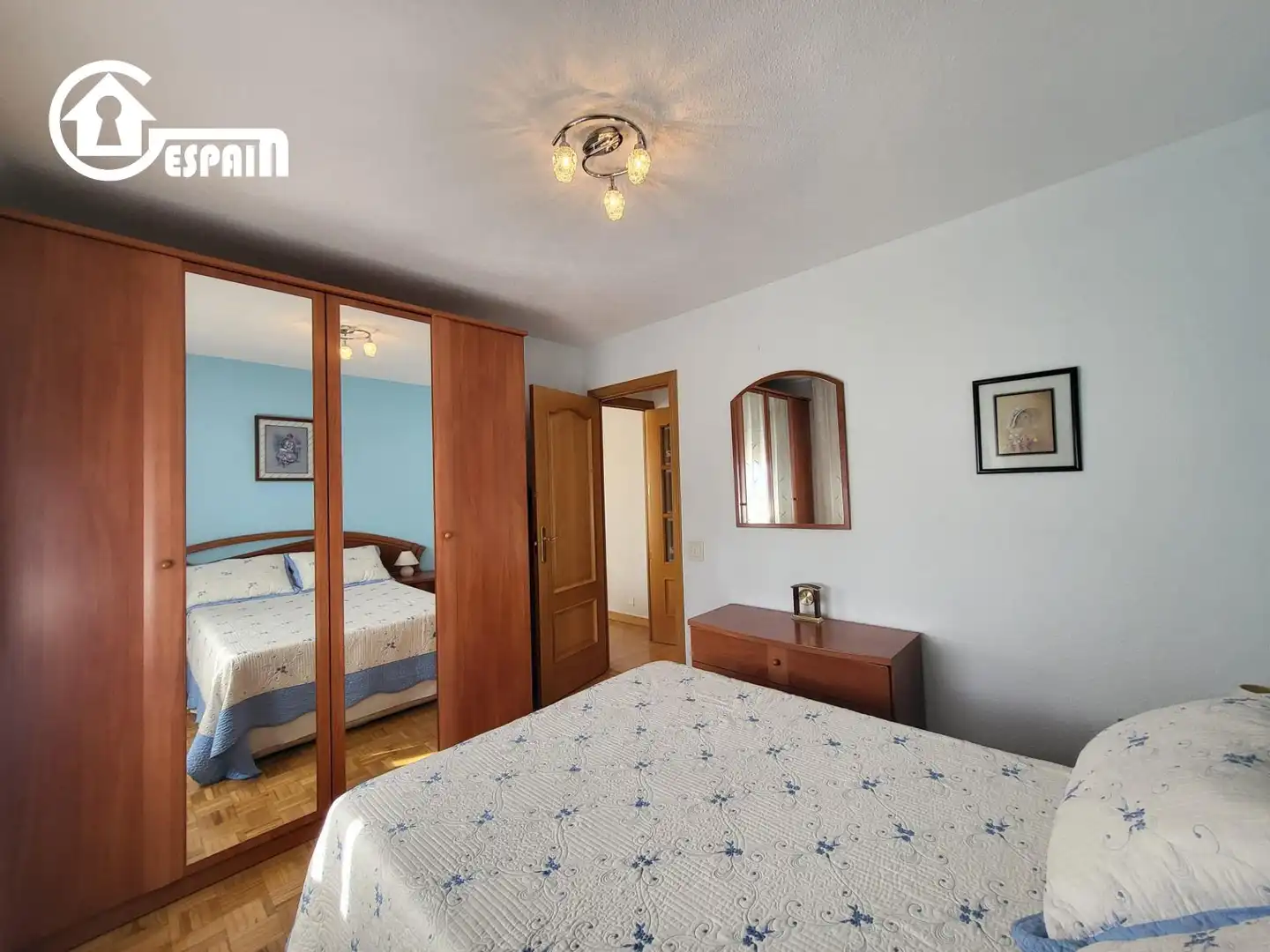 Schlafzimmer von Wohnung zum Verkauf in Madrid mit Heizung, Terrasse und Möbliert