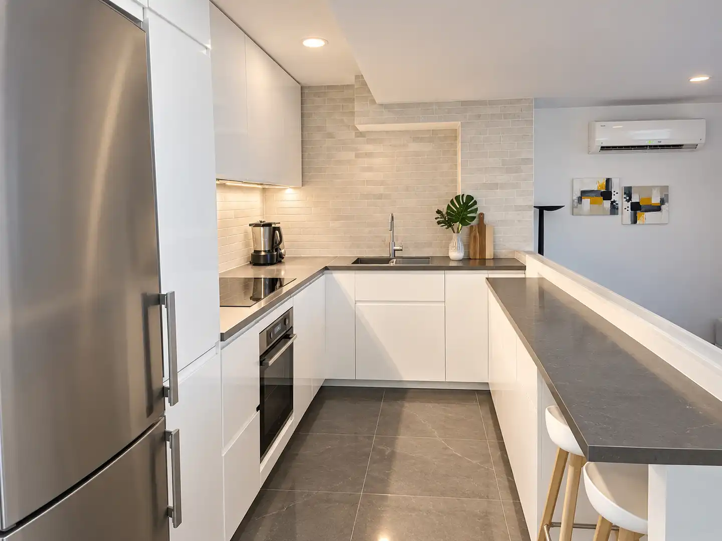 Cocina de Apartamento en venta en Cambrils con Aire acondicionado, Calefacción y Terraza