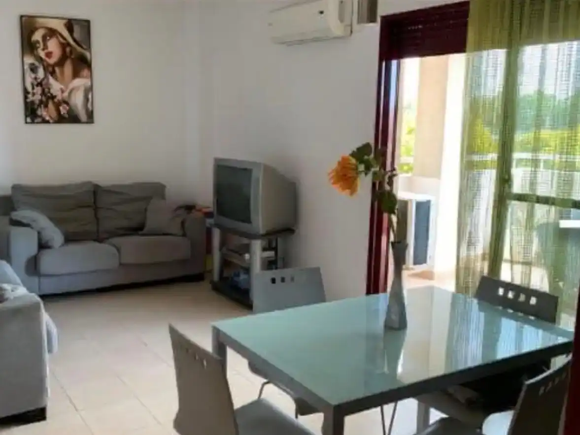 Menjador de Apartament de lloguer en Almenara amb Aire condicionat i Piscina