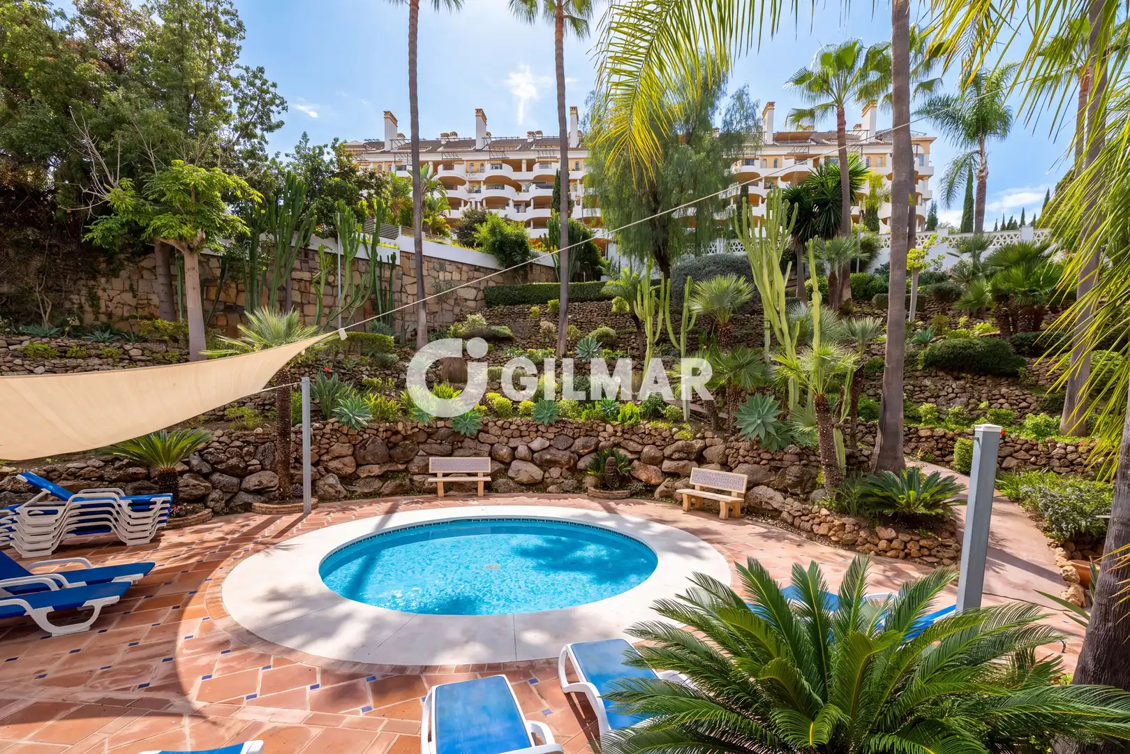 Jardí de Apartament en venda en Nueva Andalucía