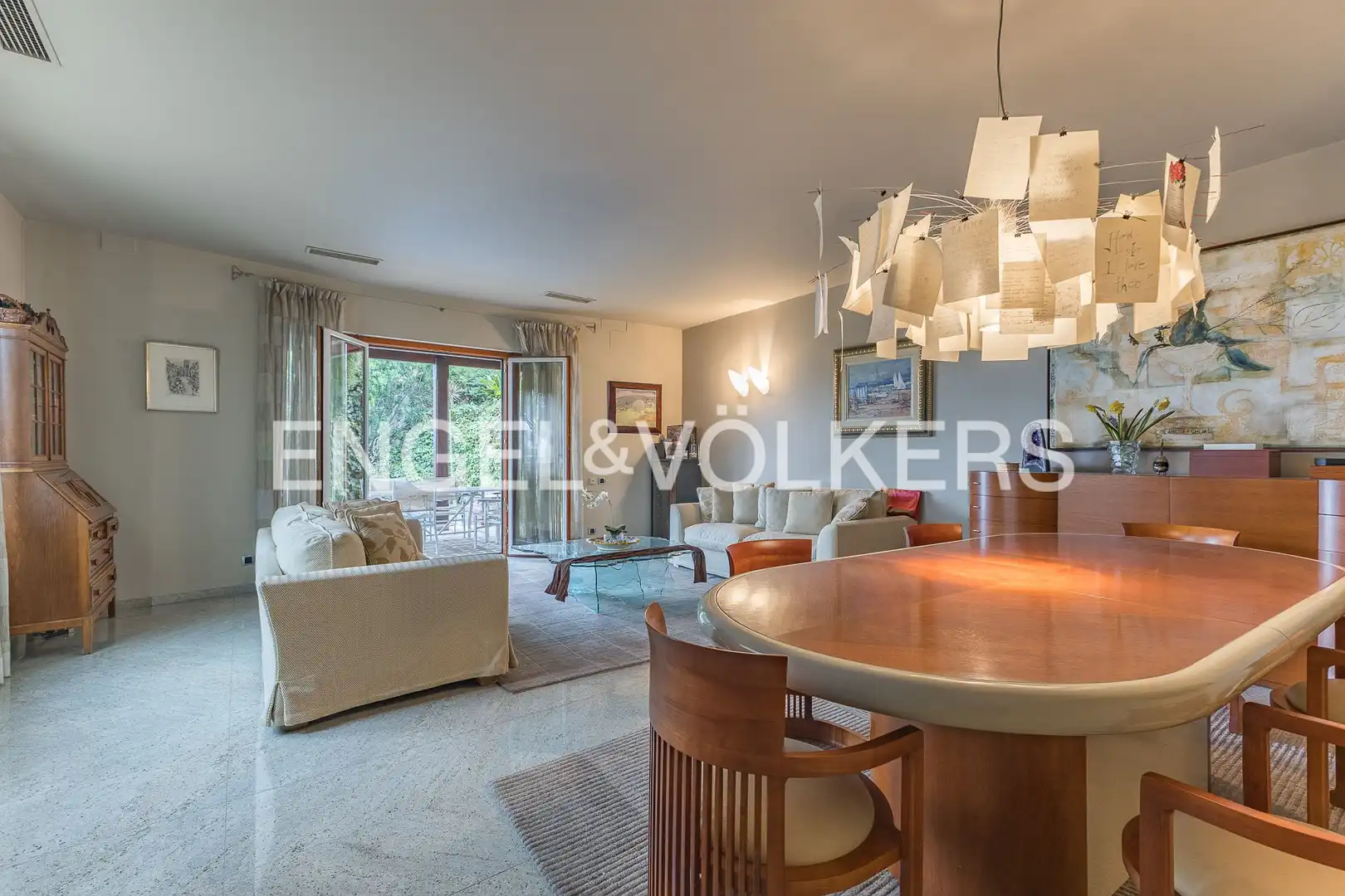 Dining room of Houses for sale in Esplugues de Llobregat  with Air Conditioner, Heating and Private garden
