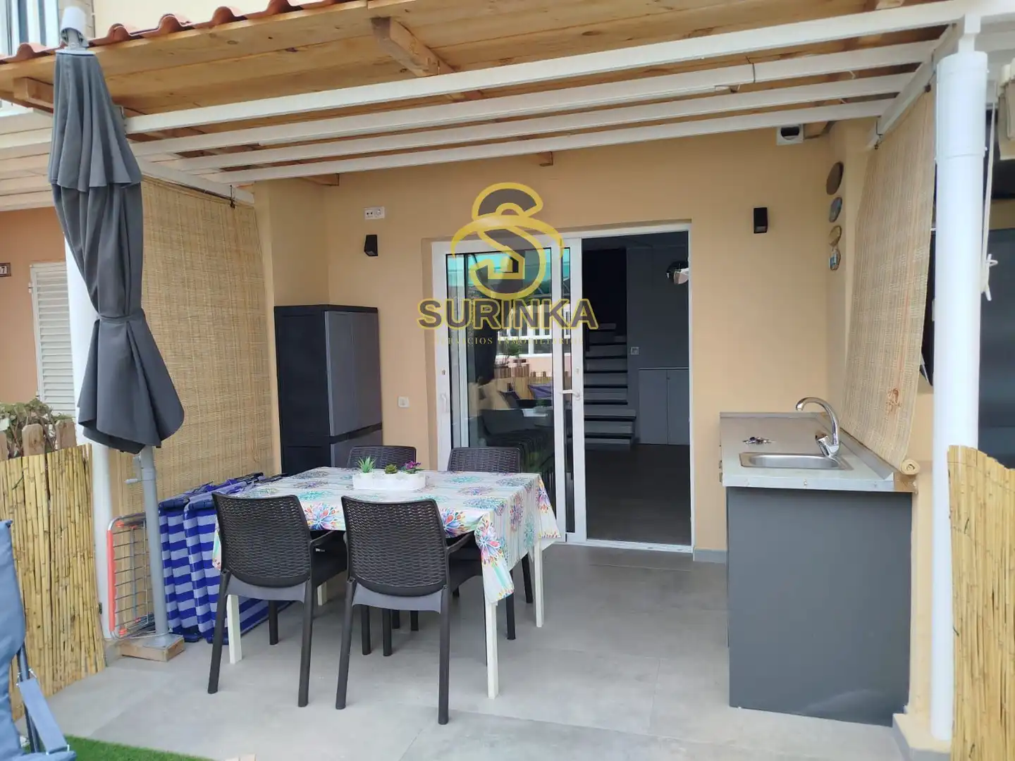 Terrassa de Dúplex de lloguer en San Bartolomé de Tirajana amb Aire condicionat, Terrassa i Piscina