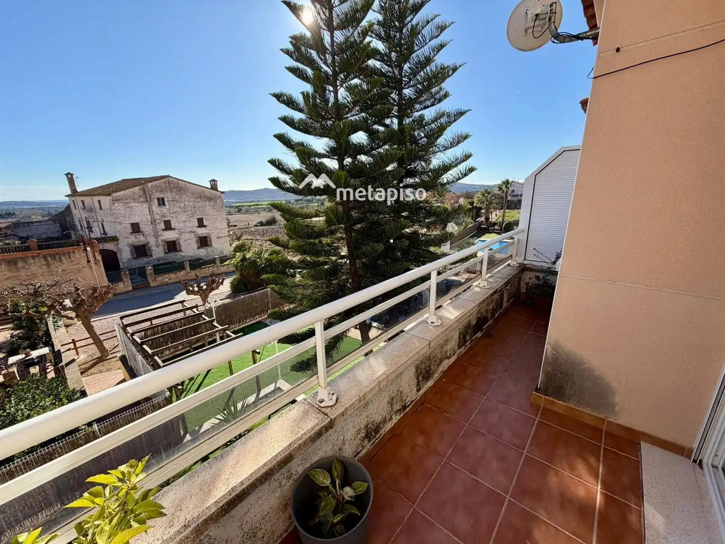 Terrassa de Casa adosada en venda en Sant Jaume dels Domenys amb Terrassa, Piscina i Piscina comunitària