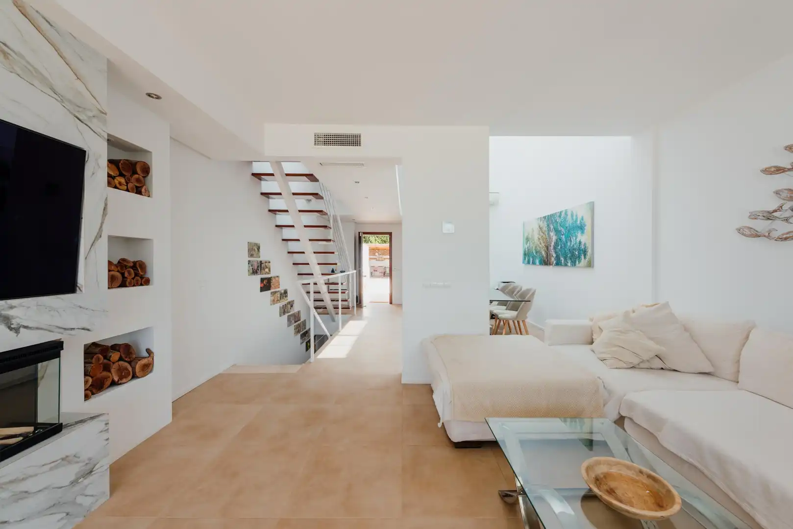 Casa aparellada amb terrassa en venda a Cala Vedella-Cala Tarida, imagen 6