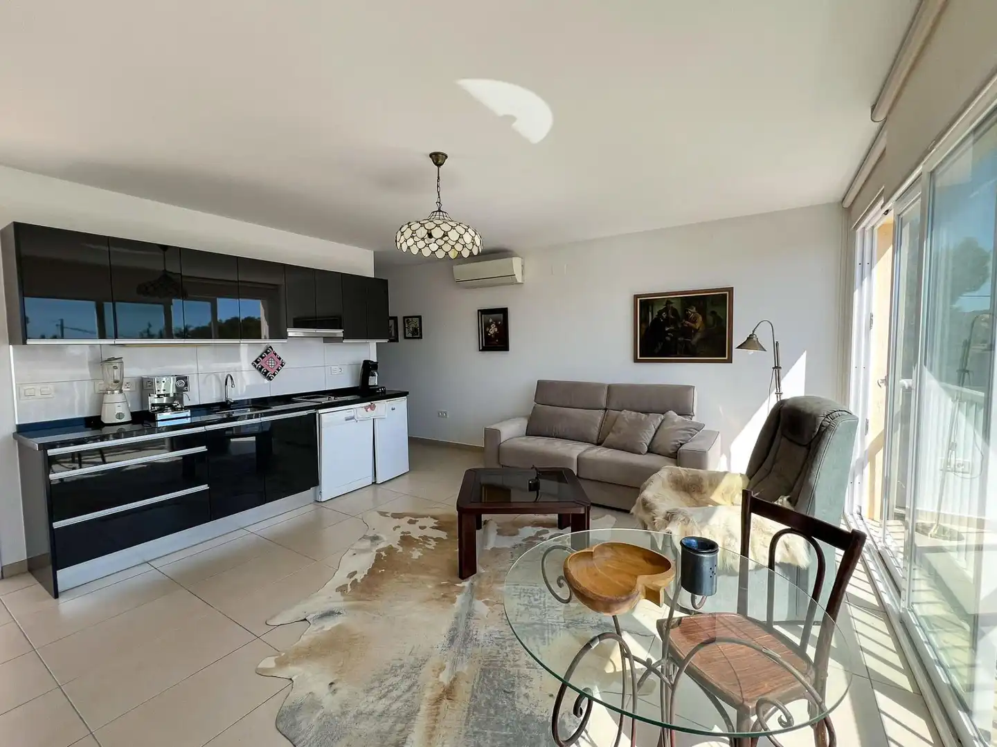 Sala de estar de Casa o chalet en venta en La Nucia con Aire acondicionado, Calefacción y Jardín privado