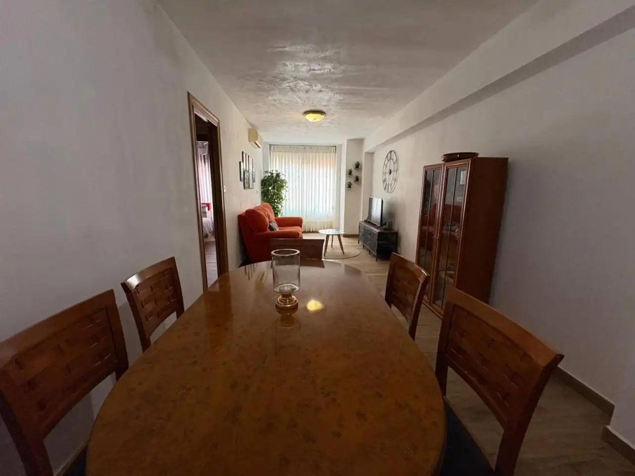 Living room of Flat for sale in Alicante / Alacant  with Air Conditioner, Storage room and Furnished