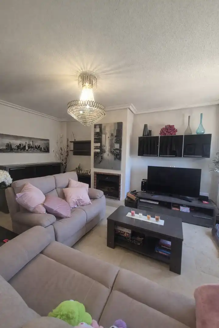 Living room of Houses for sale in Ávila Capital  with Heating, Terrace and Furnished