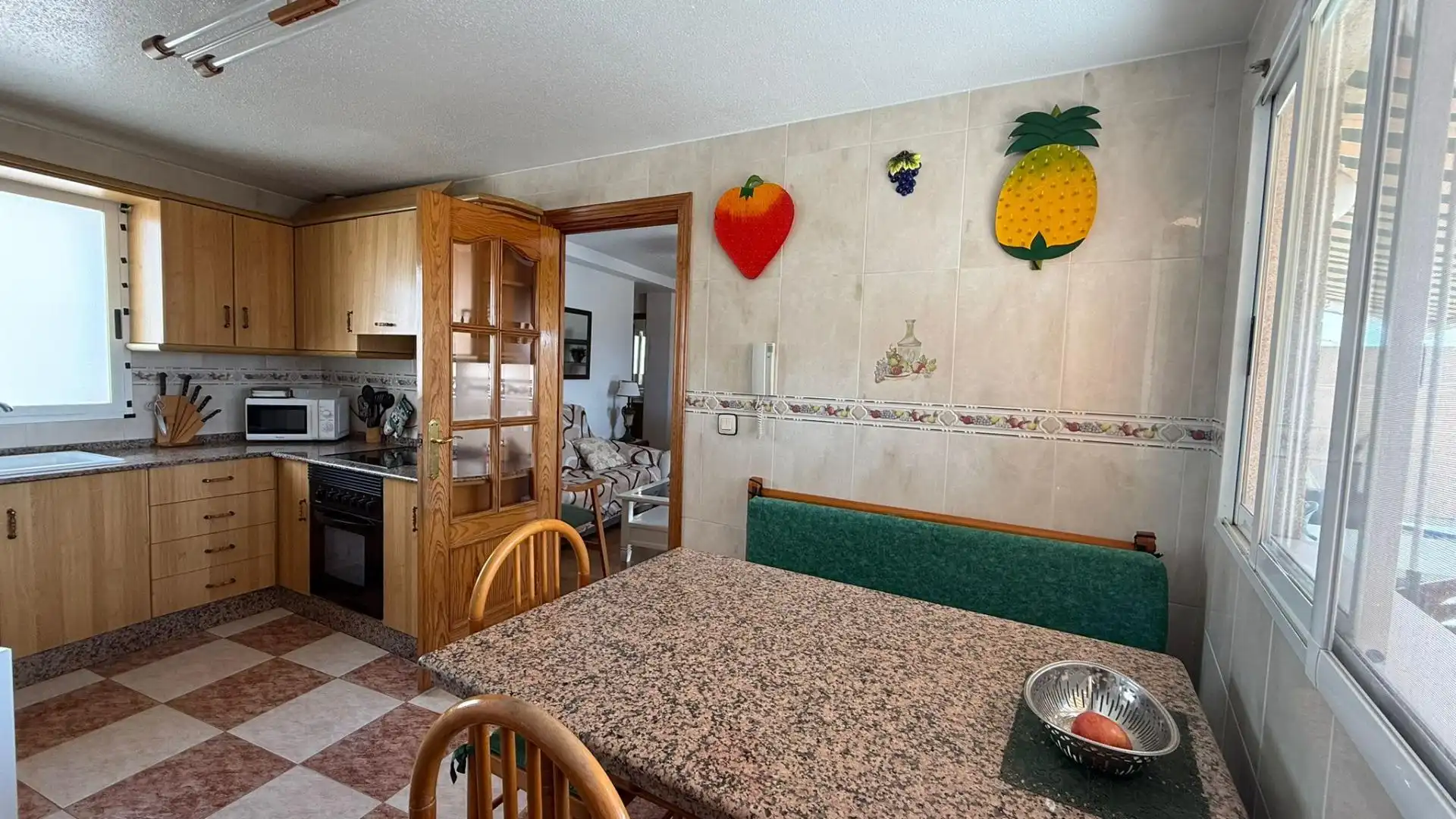 Cocina de Piso de alquiler en Águilas con Aire acondicionado, Terraza y Trastero