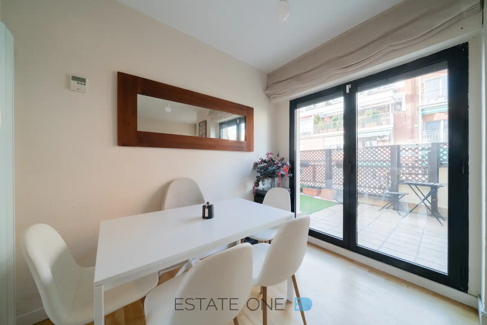 Esszimmer von Dachboden zum Verkauf in Madrid mit Klimaanlage, Heizung und Terrasse