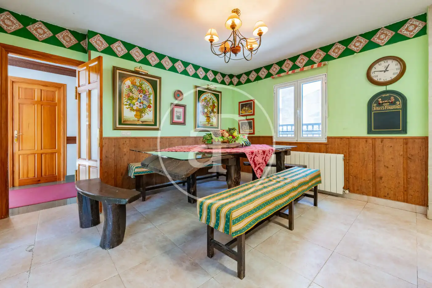 Dining room of Houses for sale in Valdeolmos-Alalpardo, Madrid