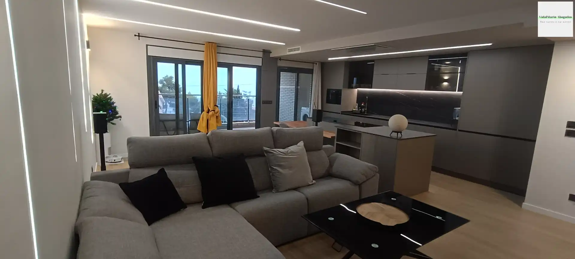 Sala d'estar de Pis de lloguer en Alicante / Alacant amb Aire condicionat, Calefacció i Terrassa