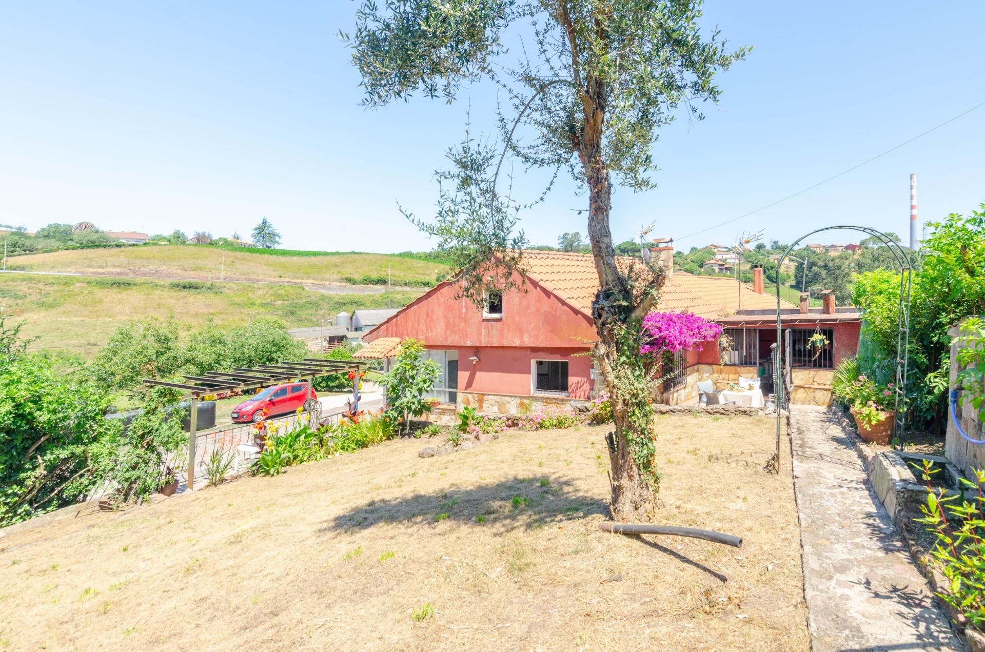 Exterior view of Single-family semi-detached for sale in Carreño  with Private garden, Terrace and Storage room