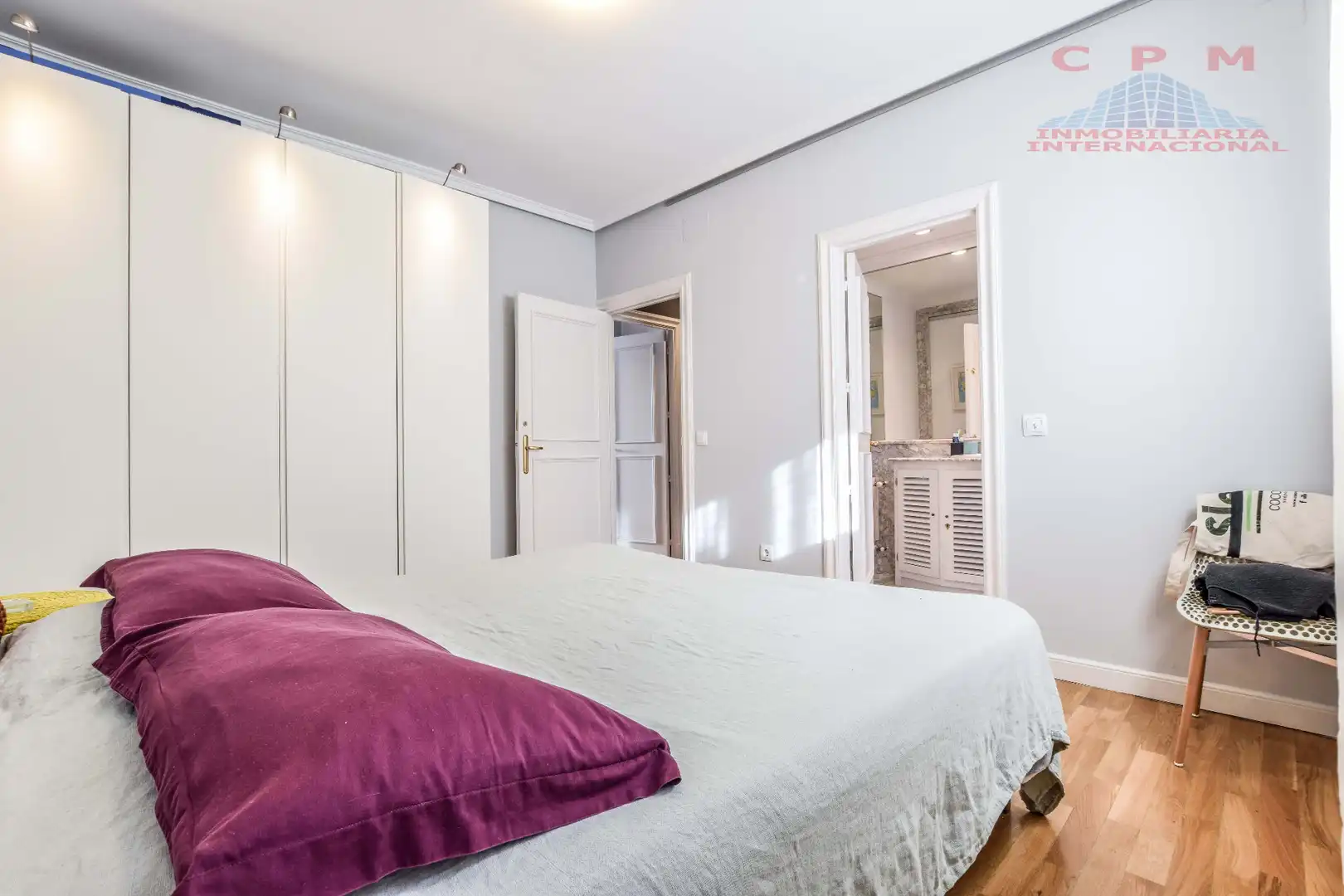 Bedroom of Flat for rent in Madrid  with Air Conditioner, Heating and Parquet flooring