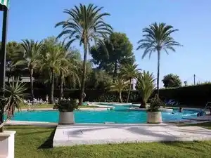 Swimming pool of Study for rent in Marbella  with Air Conditioner, Furnished and Community pool