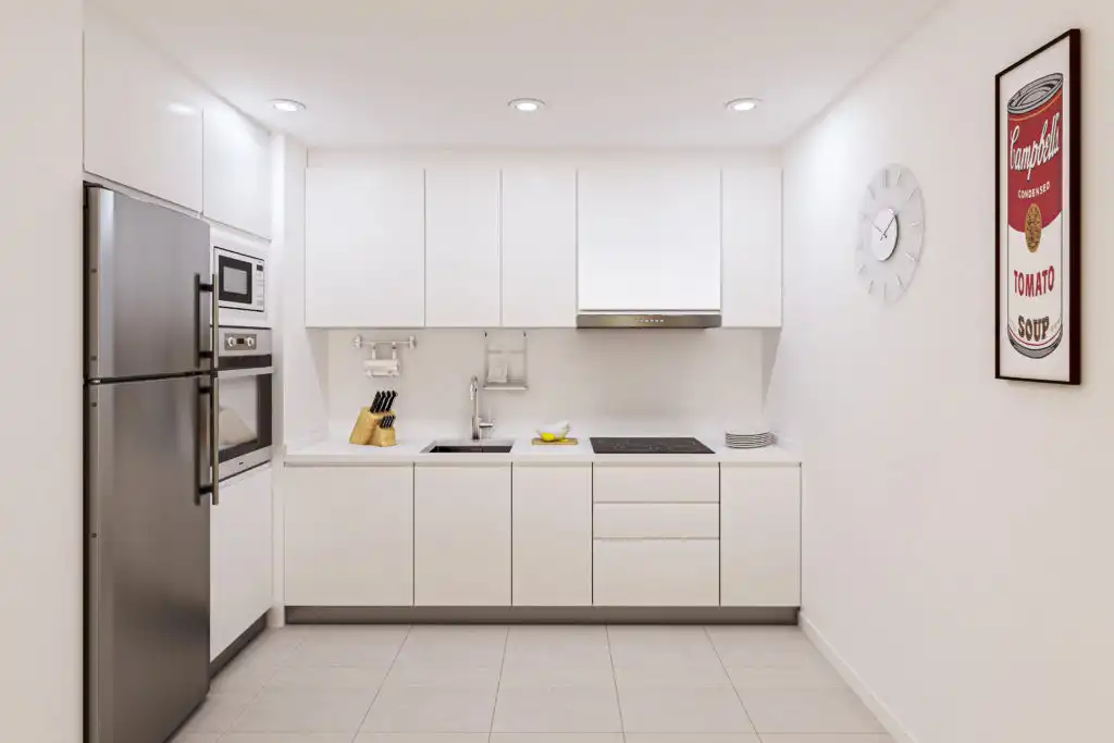 Cocina de Apartamento en venta en Málaga con Aire acondicionado, Terraza y Piscina