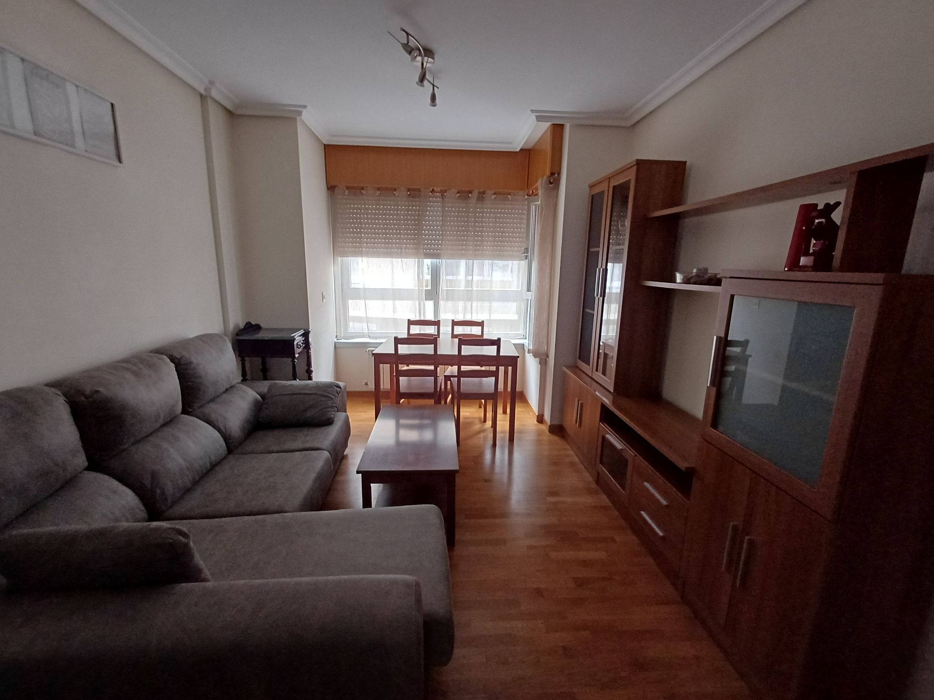 Living room of Apartment to rent in A Coruña Capital   with Heating, Storage room and Furnished