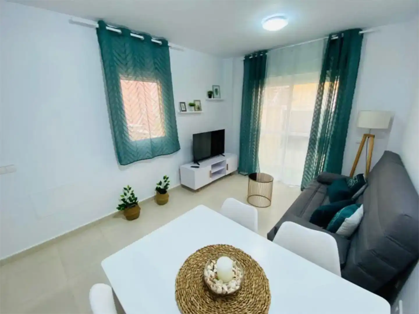Living room of Flat for sale in Vera  with Air Conditioner, Swimming Pool and Balcony