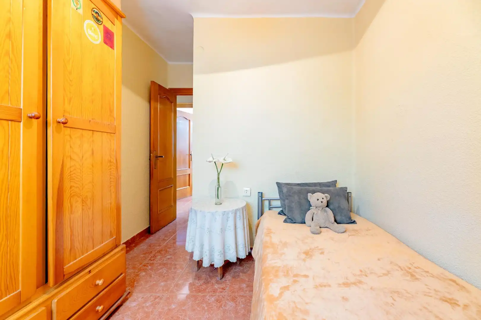 Bedroom of Flat for sale in Quatre Carreres