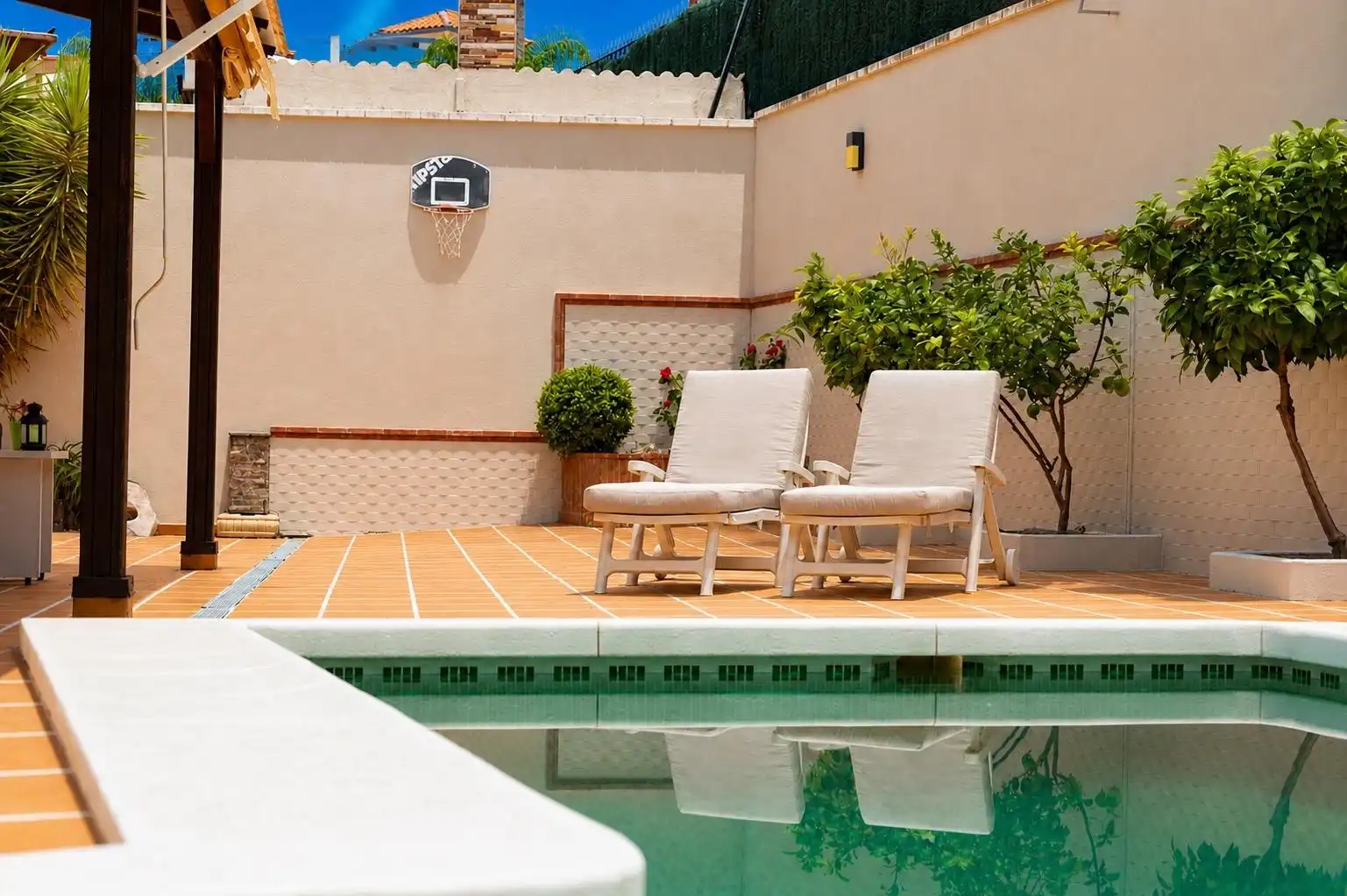 Swimming pool of Houses for sale in Alhaurín de la Torre  with Air Conditioner, Heating and Swimming Pool