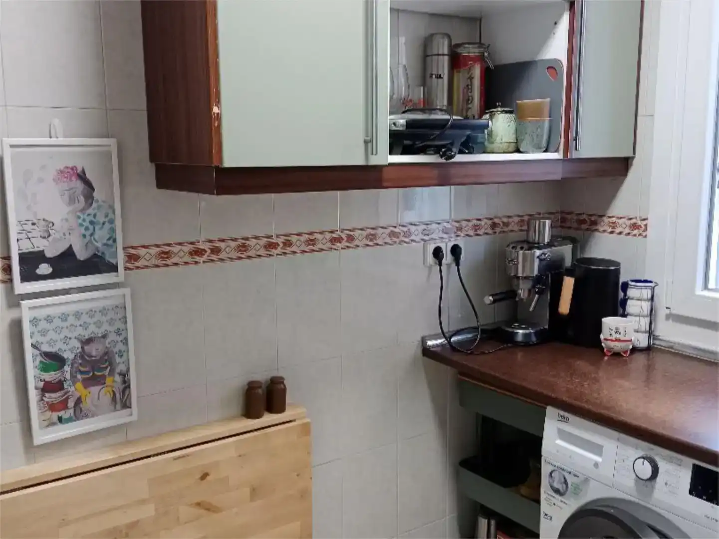 Cocina de Piso en venta en  Madrid Capital con Aire acondicionado y Balcón