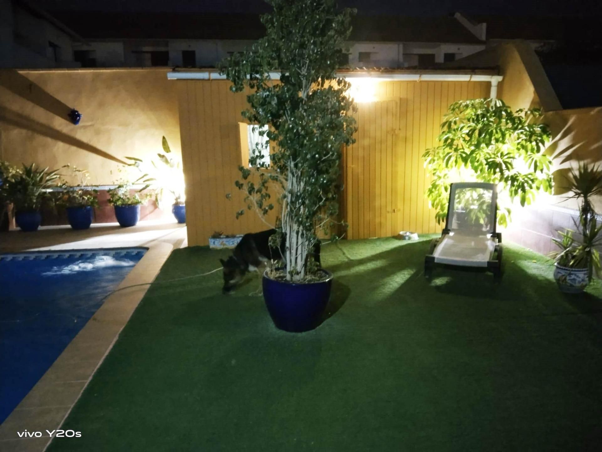 Terrassa de Casa o xalet en venda en Bormujos amb Aire condicionat, Jardí privat i Terrassa