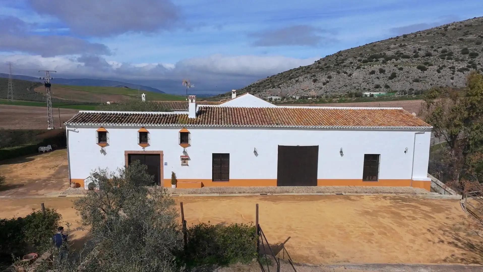 Vista exterior de Finca rústica en venta en Teba con Aire acondicionado, Jardín privado y Piscina