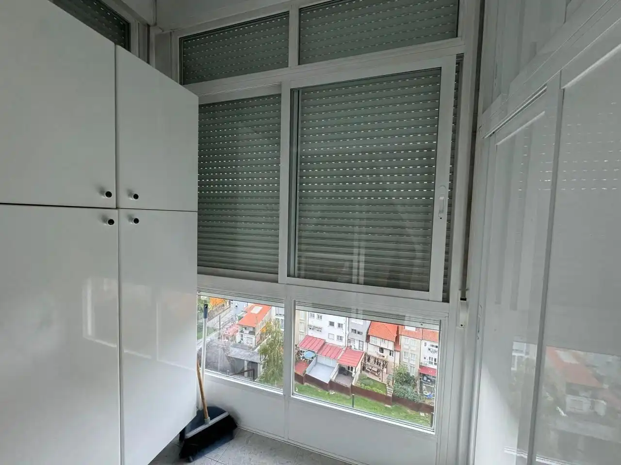 Balcony of Flat for share in Ourense Capital   with Heating, Parquet flooring and Furnished