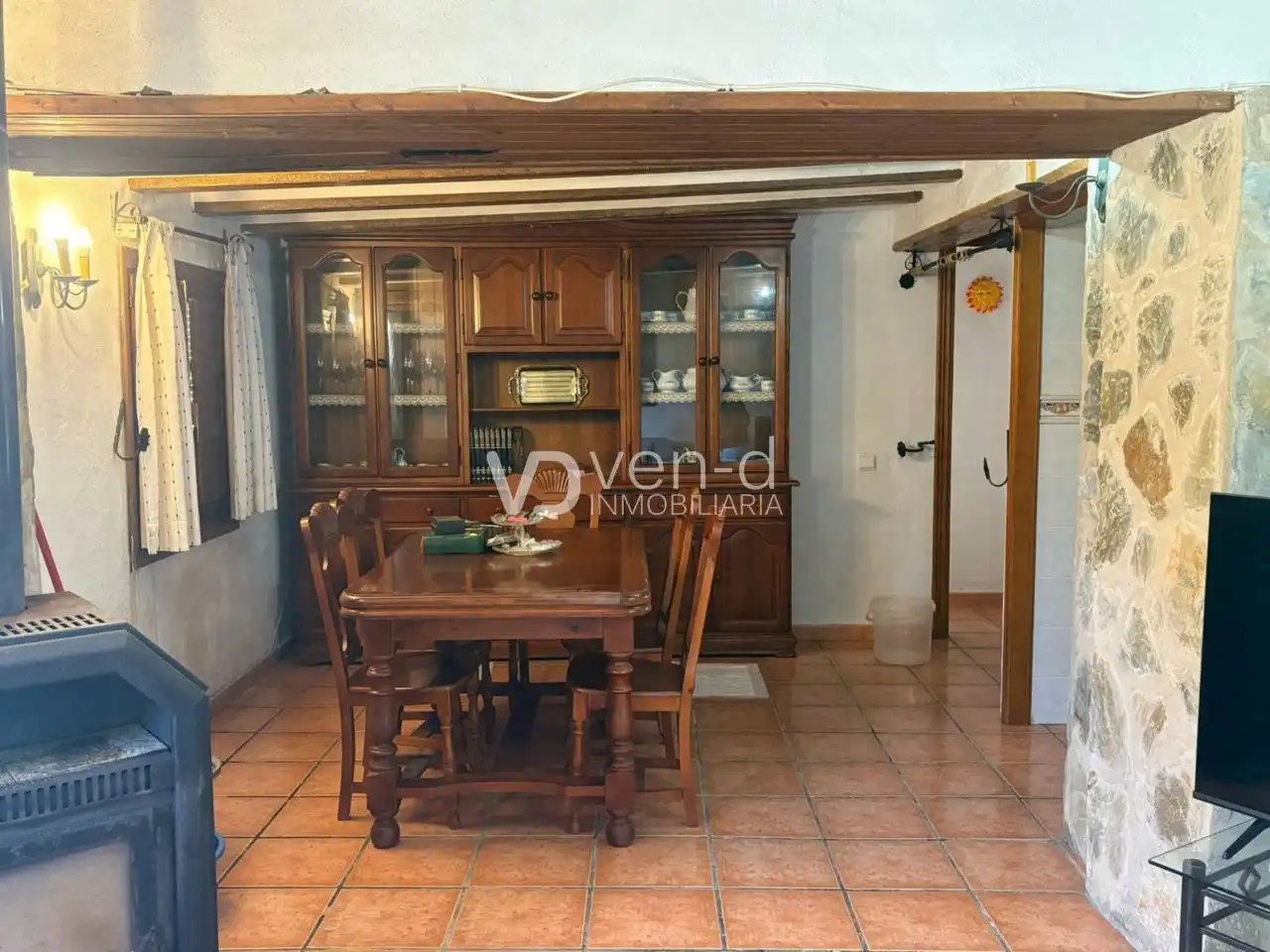 Comedor de Casa o chalet en venta en Enguera con Aire acondicionado, Calefacción y Jardín privado