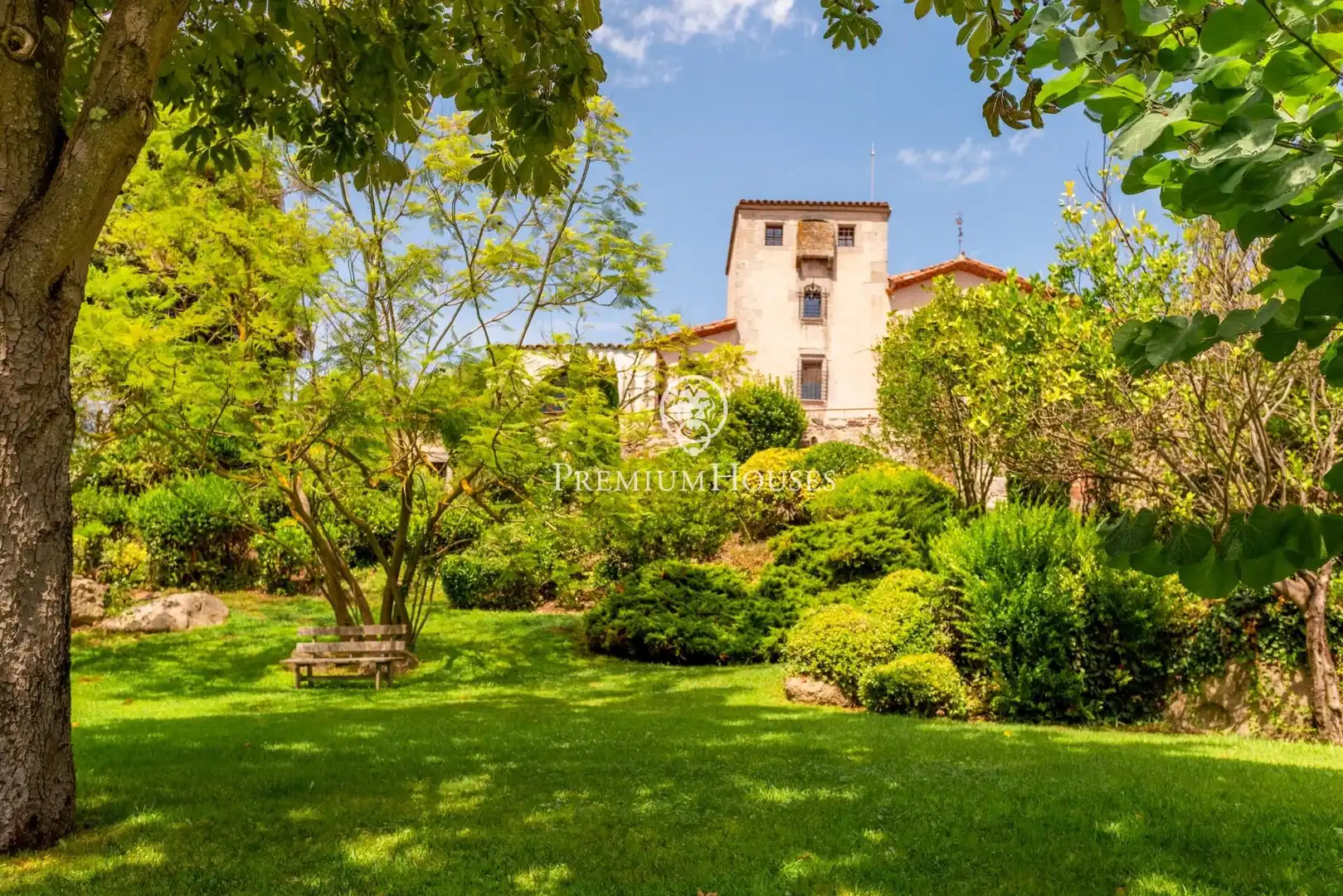 Jardí de Finca rústica en venda en Sant Andreu de Llavaneres amb Aire condicionat, Calefacció i Piscina