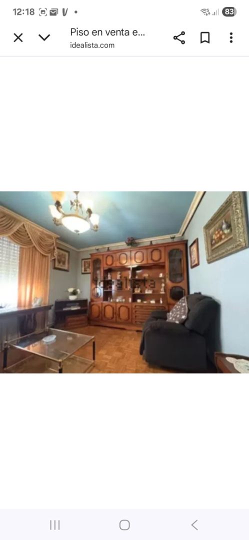 Living room of Flat for sale in  Logroño  with Heating, Furnished and Oven