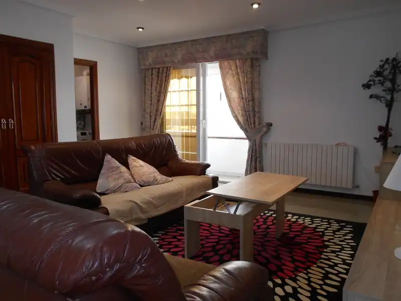 Living room of Duplexes for sale in Narón  with Heating, Parquet flooring and Furnished
