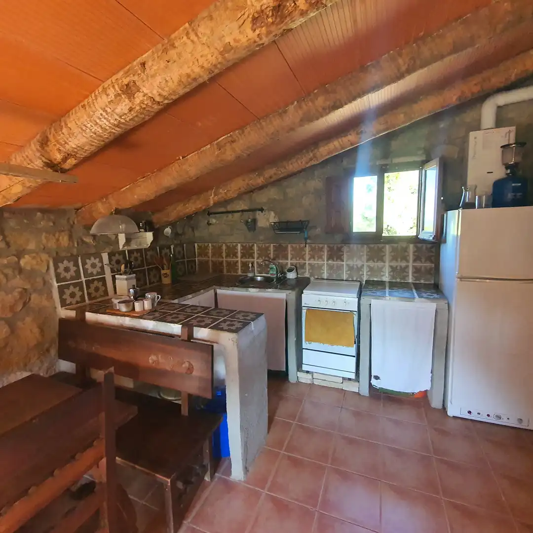 Cuina de Finca rústica en venda en Caseres amb Moblat