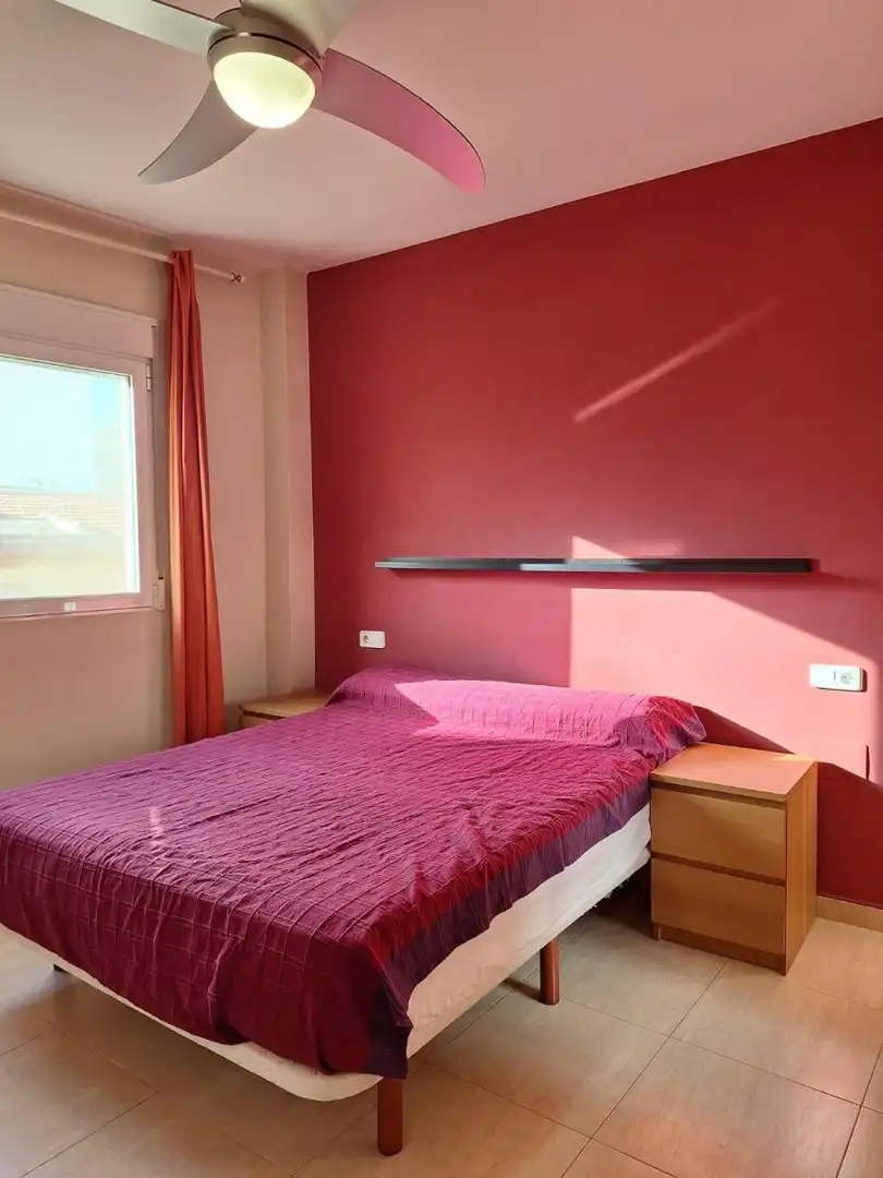 Schlafzimmer von Wohnung zur Miete in Murcia mit Klimaanlage und Möbliert