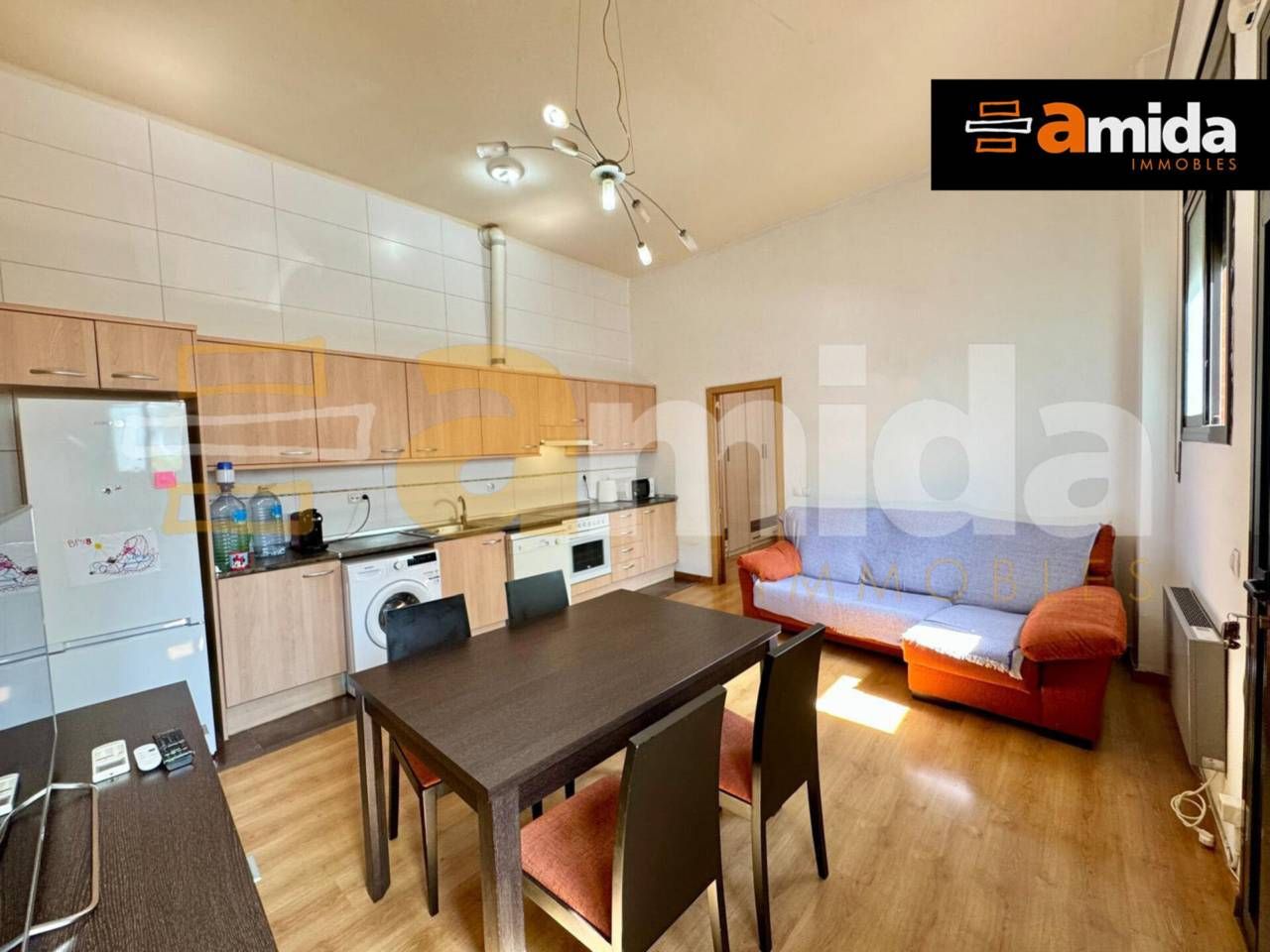 Kitchen of Flat for sale in Sabadell  with Air Conditioner, Heating and Parquet flooring