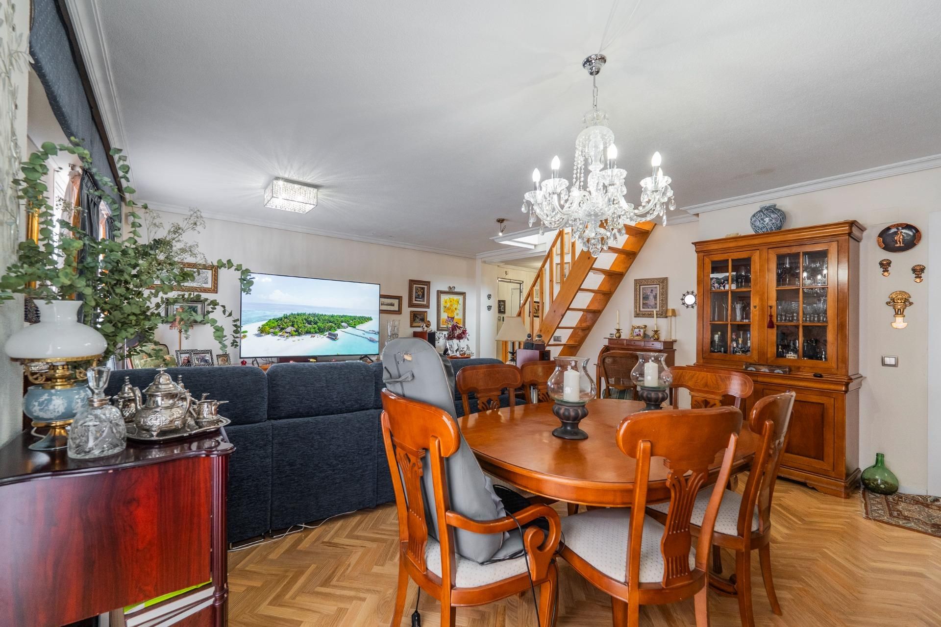 Menjador de Àtic en venda en San Sebastián de los Reyes amb Aire condicionat, Calefacció i Parquet