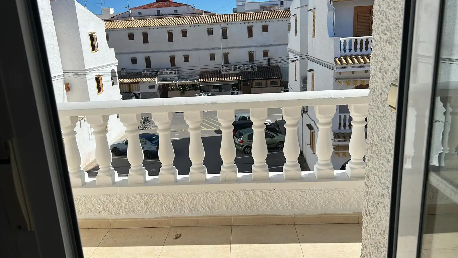 Terrasse von Maisonette zum Verkauf in Santa Pola mit Klimaanlage, Heizung und Privatgarten