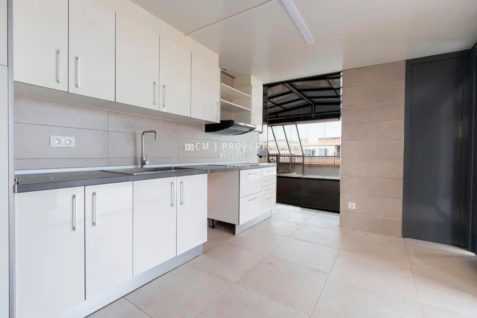 Cocina de Ático de alquiler en Alboraya con Aire acondicionado, Calefacción y Parquet