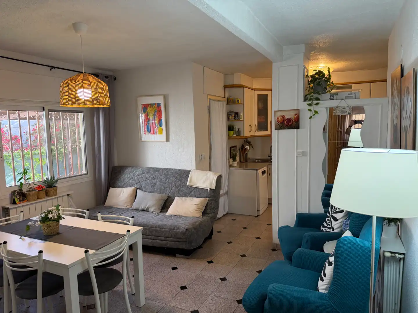 Living room of Houses for sale in Archena  with Air Conditioner, Parquet flooring and Furnished