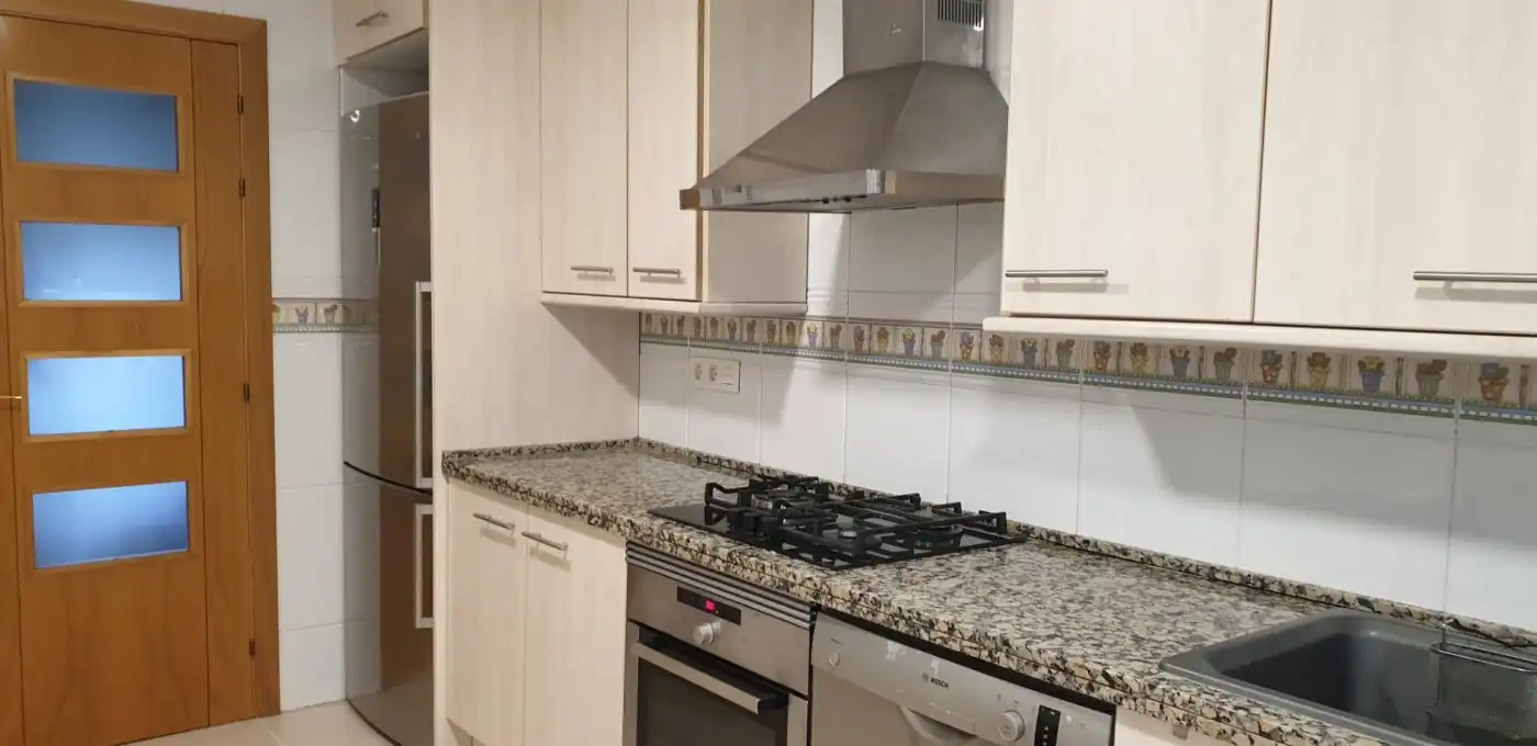 Kitchen of Flat for rent in Alicante / Alacant  with Air Conditioner, Terrace and Furnished