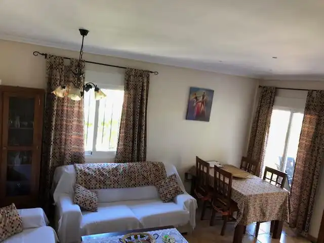 Wohnzimmer von Maisonette zur Miete in Vera mit Klimaanlage, Heizung und Privatgarten