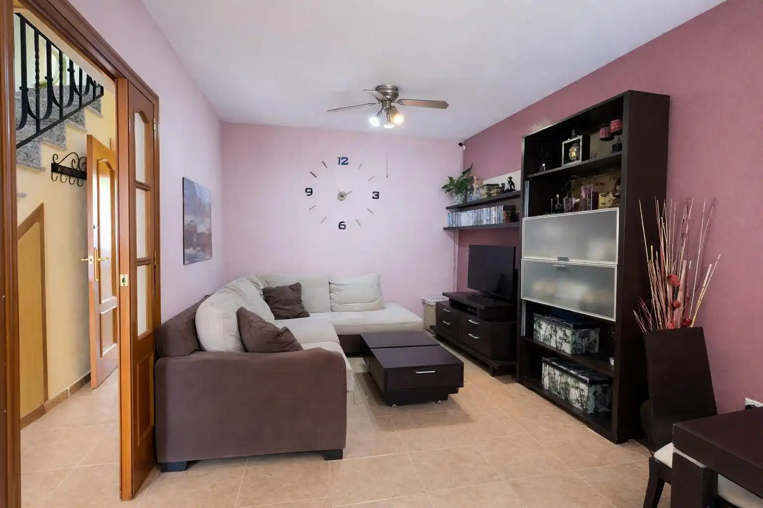 Sala de estar de Casa adosada en venta en San Javier con Aire acondicionado, Calefacción y Terraza
