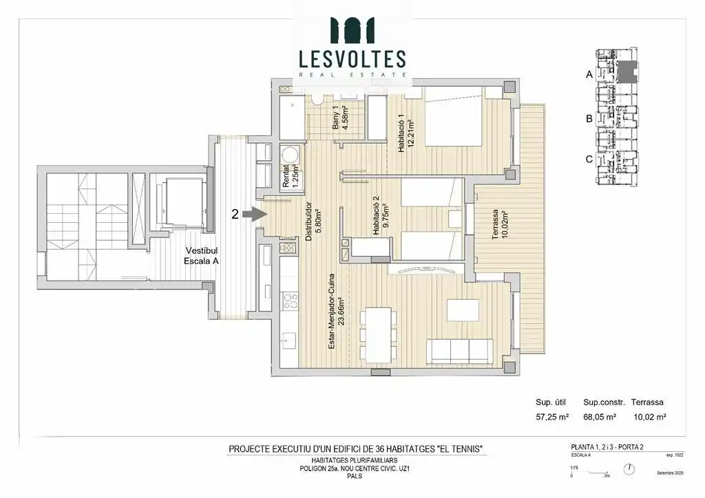 Piso con terraza en venta en Polígon 25a NOU CENTRE CÍVIC S/N, imagen 20